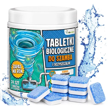 Bakterie do szamba i oczyszczalni tabletki BIO na rok 24 szt eGarden