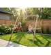 Huśtawka ogrodowa Fungoo MAX-PLAY SWING, 2 czerwone siedziska, regulowane liny, kotwy gruntowe