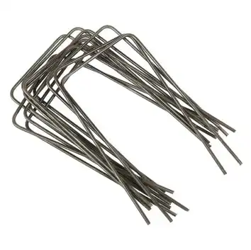 SZPILKI METALOWE  U 15cm do włókniny  100szt.