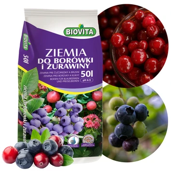 Ziemia do borówki i żurawiny pH 4-5 BIOVITA 50L