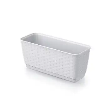 Doniczka balkonowa 30 cm Ratolla Case P 3L biały Prosperplast