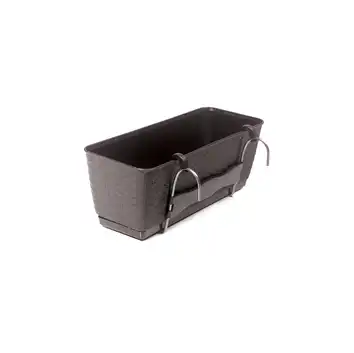 Doniczka balkonowa 38,6 cm Ratolla Case PW wisząca 6L umbra DRL400PW