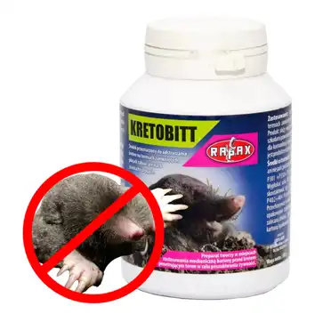 Granulat środek przeciwko kretom KRETOBIT 100g RAPAX
