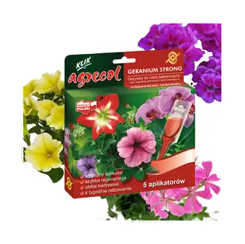 Odżywka do roślin balkonowych Geranium Strong 5x30 ml Agrecol
