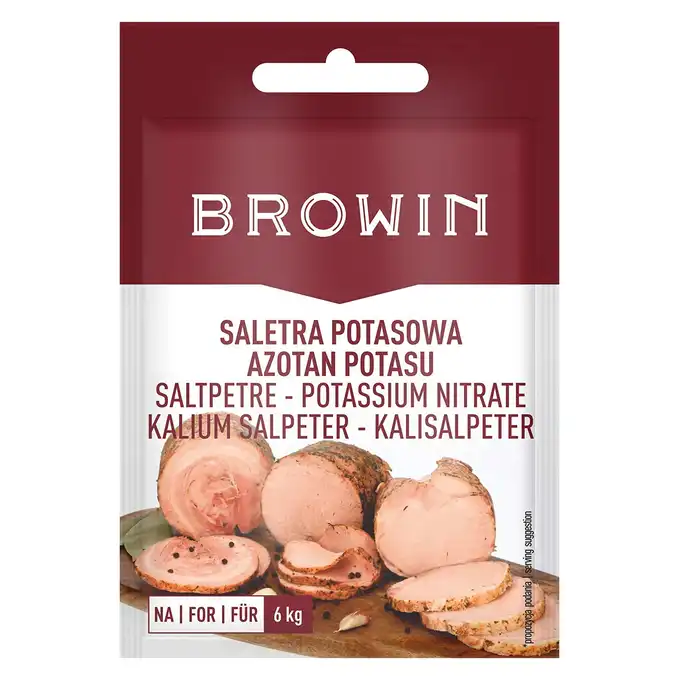 Saletra potasowa do peklowania mięsa 20g Browin