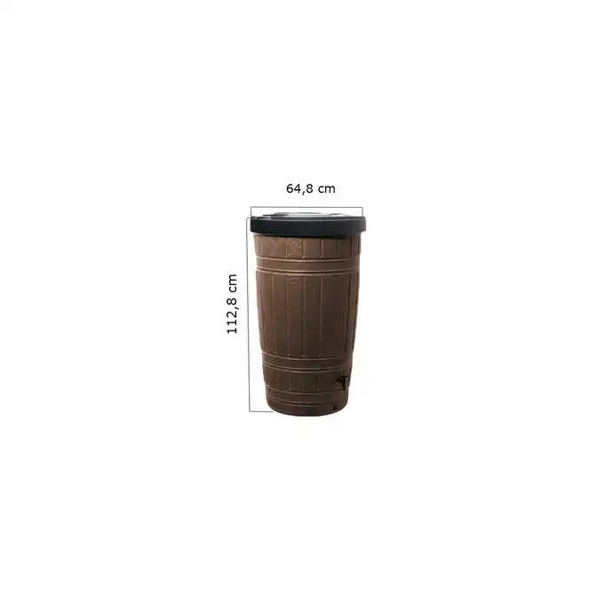 Zbiornik na deszczówkę Woodcan 265L brąz Prosperplast
