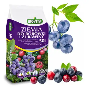 Ziemia do borówki i żurawiny pH 4-5 BIOVITA 50L