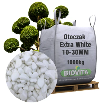 BIG BAG Otoczak EXTRA WHITE THASSOS 10-30mm BIOVITA 1000kg TONA