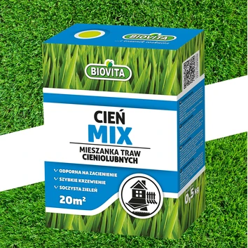 Mieszanka traw CIEŃMIX 0,5 kg Biovita