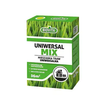 Mieszanka traw UNIWERSALMIX 0,9 kg Biovita