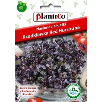 Nasiona na kiełki - Rzodkiewka czerwona 10g PlantiCo