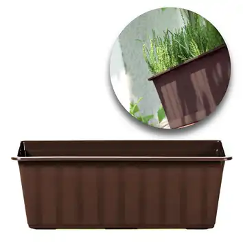 Skrzynka balkonowa Agro 40 cm brąz Prosperplast