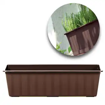 Skrzynka balkonowa Agro 50 cm brąz Prosperplast