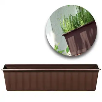 Skrzynka balkonowa Agro 60 cm brąz Prosperplast