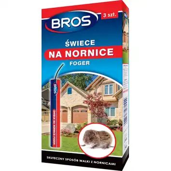 Świece na nornice 3szt BROS