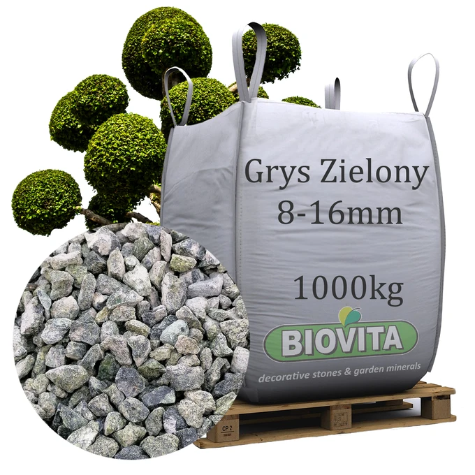 BIG BAG Grys zielony BIOVITA 8-16 mm 1000kg TONA