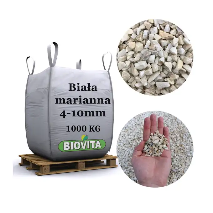 BIG BAG Grys biały marmurowy (Biała Marianna) 4-10mm 1000kg TONA