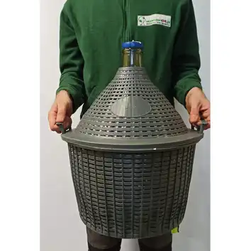 Balon galon 25l w koszu plastikowym