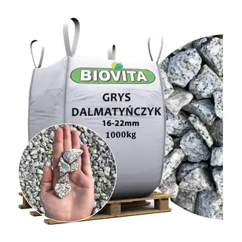 Big Bag Grys granitowy DALMATYŃCZYK BIOVITA 16-22 mm 1 tona