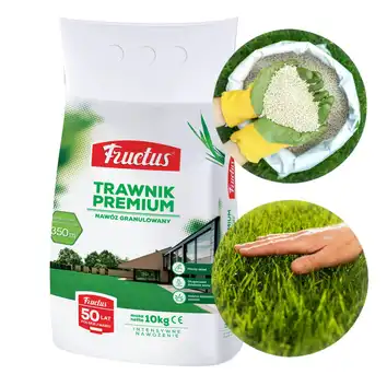 FRUCTUS TRAWNIK PREMIUM Nawóz do trawy zagęszczający efekt dywanowy 10kg