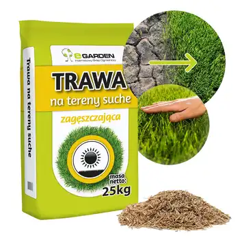Trawa Na Tereny Suche Piaszczyste Nasłonecznione 25kg - Wytrzymała