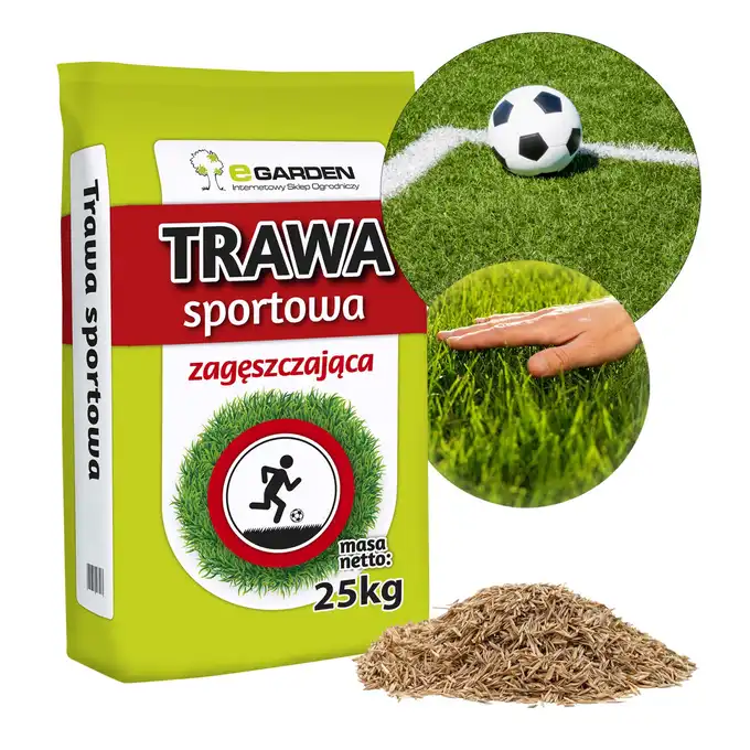 Trawa sportowa odporna na deptanie do ogrodu i na plac zabaw 25 kg