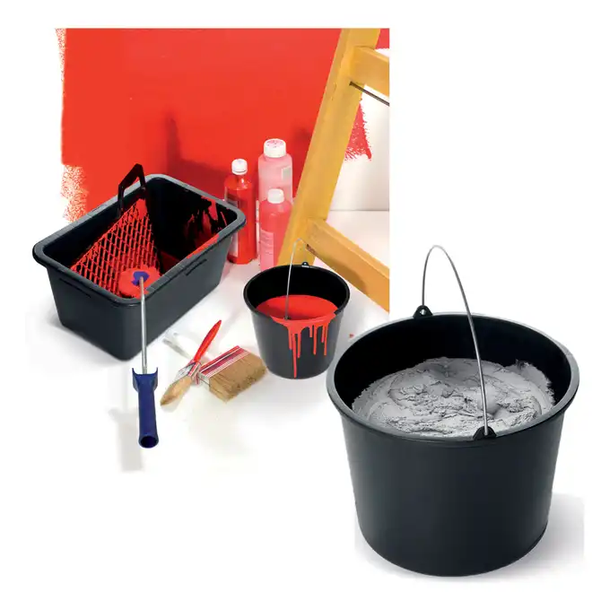 Wiadro budowlane Bucket 16 L czarny PROSPERPLAST