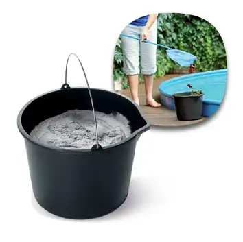 Wiadro budowlane Bucket Z LEJKIEM 16L czarne Prosperplast