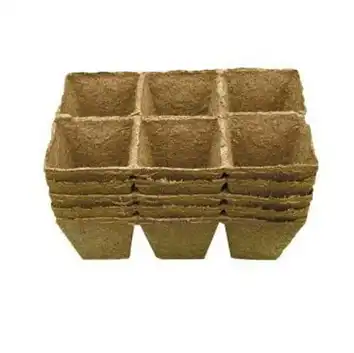 Doniczki torfowe kwadratowe 6x6cm/30 szt. JIFFY