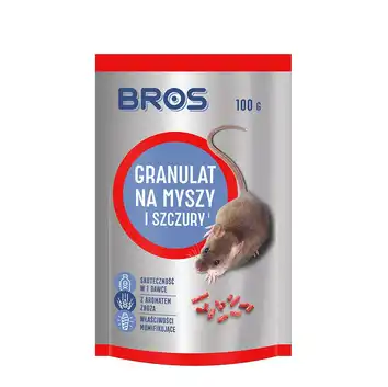 Granulat na myszy i szczury 100g doypack BROS