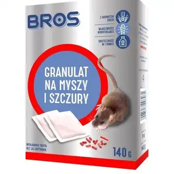 Granulat na myszy i szczury 140G BROS
