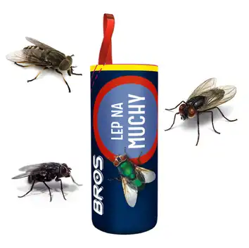Lep na muchy, meszki okrągły 1 szt. BROS