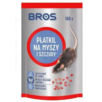 Płatki na myszy i szczury BROS 100G doypack