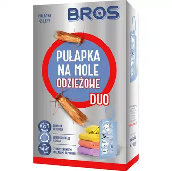 Pułapka na mole odzieżowe BROS DUO + 2 wkłady