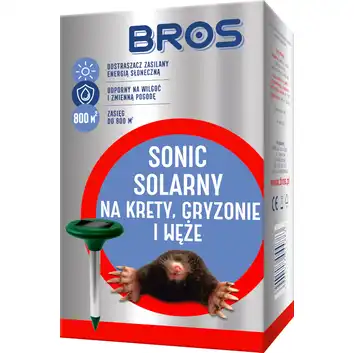 Sonic solarny odstrasza krety BROS