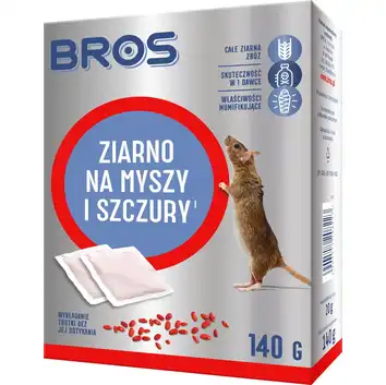 Ziarno na myszy i szczury 140g BROS