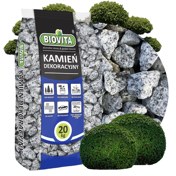 Biovita GRYS Dalmatyńczyk granit 16-22mm 20kg