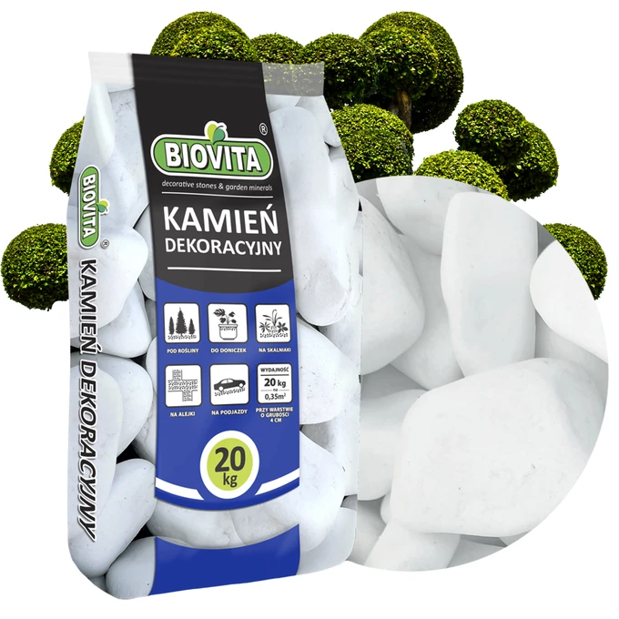 Biovita Otoczak biały Extra White Thassos 60-100mm 20kg