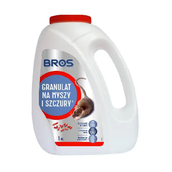 Granulat na myszy i szczury 1kg BROS