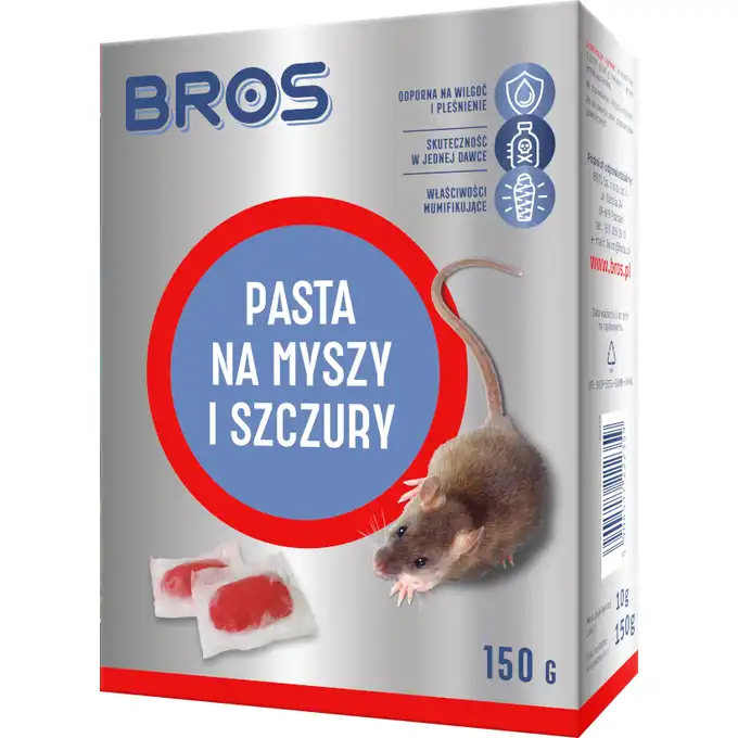 Pasta na myszy i szczury BROS 1KG