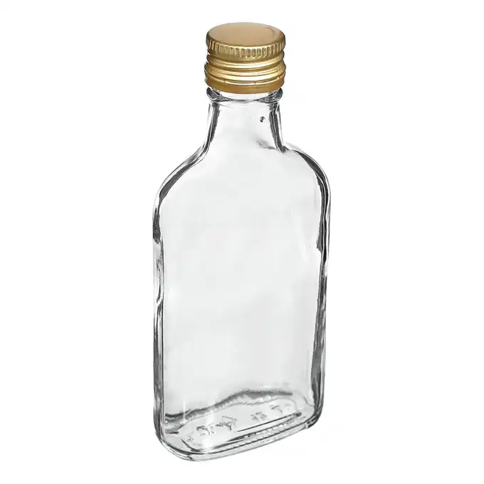 Butelka, piersiówka na nalewki + zakrętka 200ml 10 szt.
