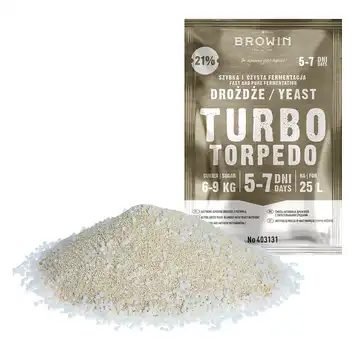 DROŻDŻE GORZELNICZE TURBO 5-7DNI 21% 100g