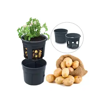 Doniczka do uprawy ziemniaków i warzyw Potato Grower antracyt 12L