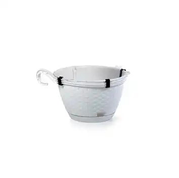 Doniczka wisząca Ratolla Round antracyt 24 cm Prosperplast