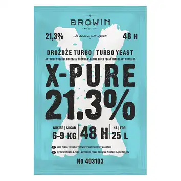 Drożdże TURBO X-PURE 21,3% 48h 135g