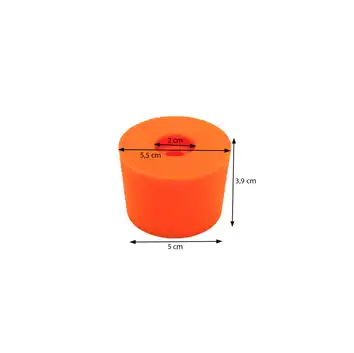 Korek gumowy TECH nr 5, 46/41 mm do balonu 54L