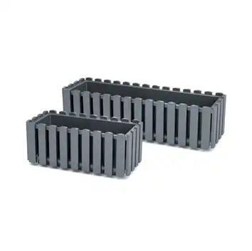 Skrzynka balkonowa Boardee Fencycase DDEF400 szary kamienny