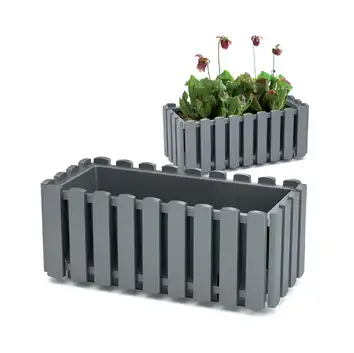 Skrzynka balkonowa Boardee Fencycase DDEF400 szary kamienny