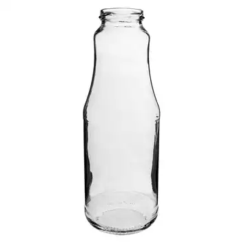 Szklana butelka TO 750ml z kolorową zakrętką