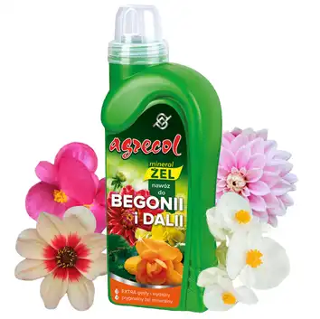 Mineral Żel nawóz do begonii i dalii 0,5L Agrecol